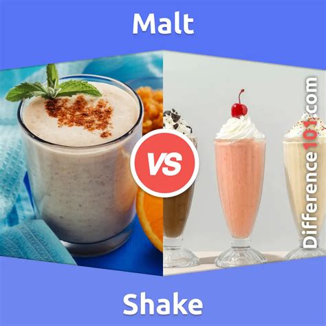 Difference Between Malt and Shake: Key Ingredients Explained .